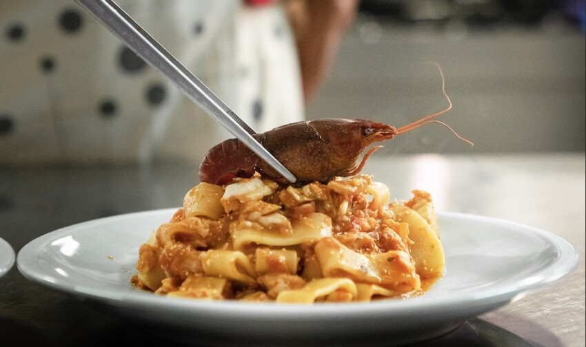 Calamarata Con Gambero Di Lago