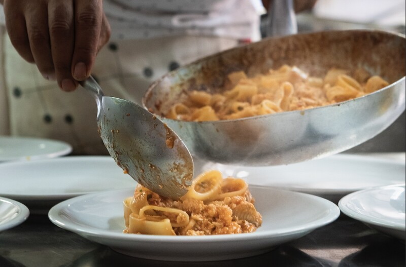 Impiattamento Calamarata 2