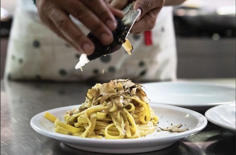 Impiattamento Tagliatelle Tartufo